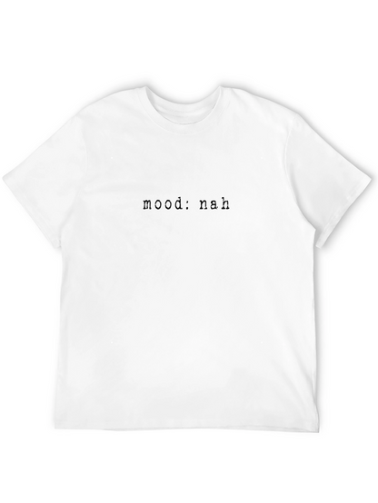 Mood: Nah - Unisex Black Graphic Tee