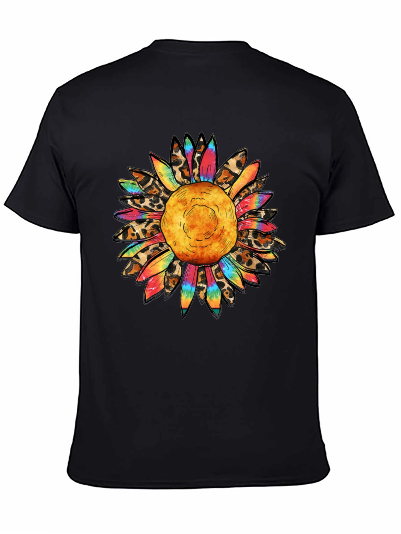 Sunflower Graphic Tee - Mens Black T-Shirt