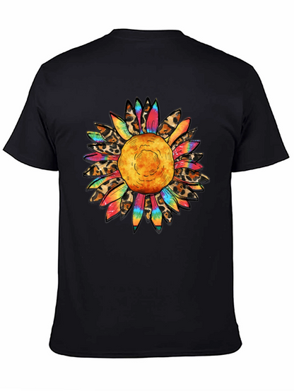Sunflower Graphic Tee - Mens Black T-Shirt