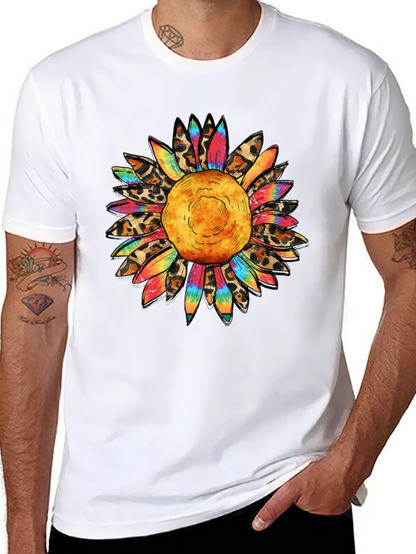 Sunflower Graphic Tee - Mens Black T-Shirt