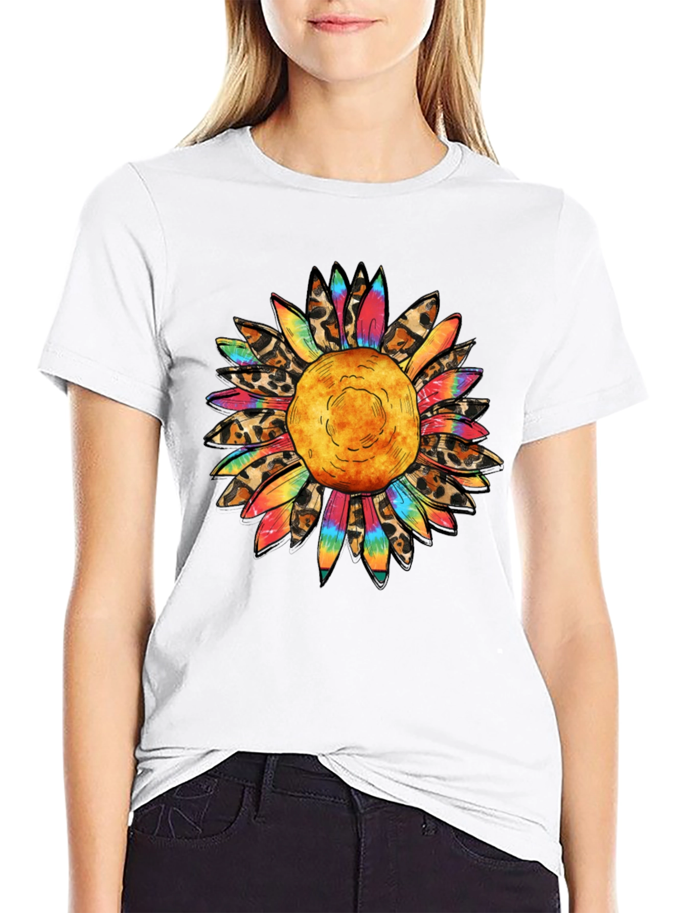 Sunflower Graphic Tee - Mens Black T-Shirt