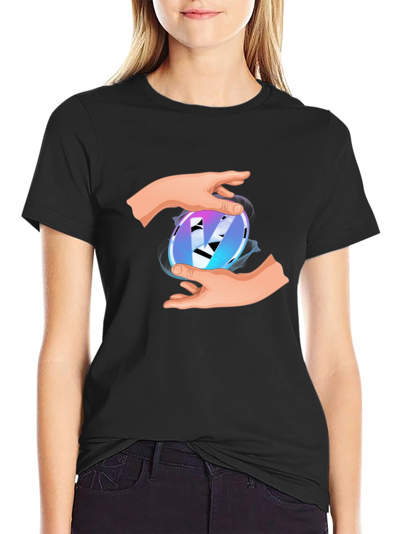 Mystic Orb Black T-Shirt