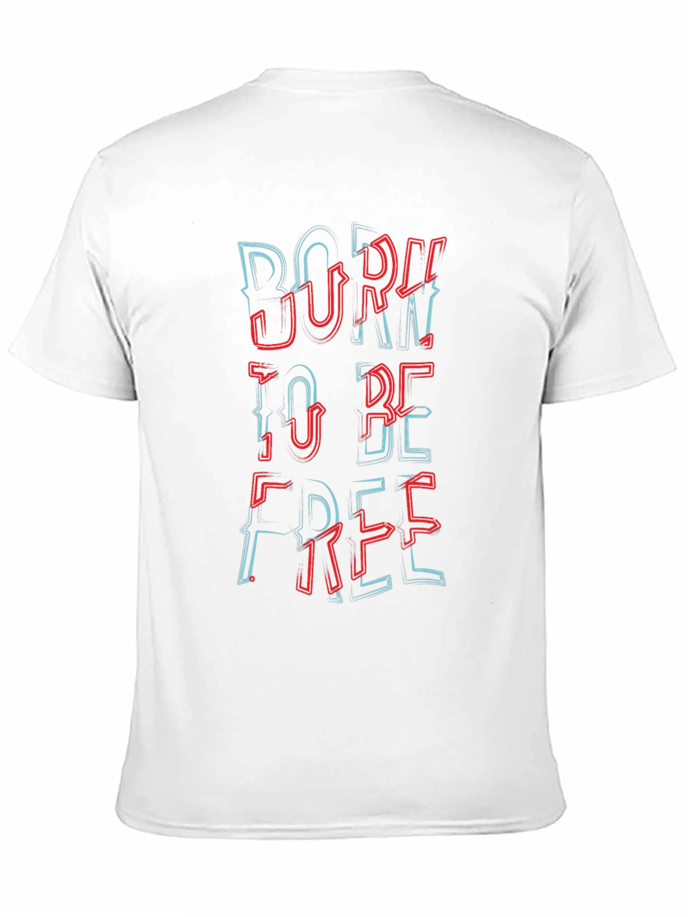 Born to be Free Black Graphic Tee