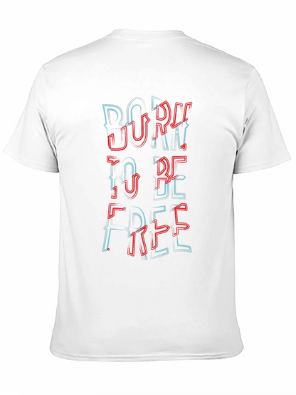 Born to be Free Black Graphic Tee