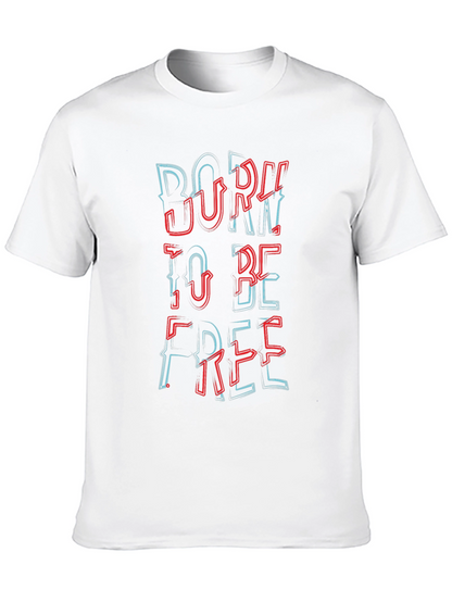 Born to be Free Black Graphic Tee