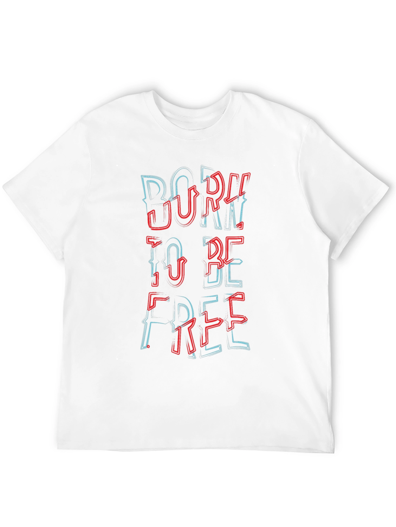 Born to be Free Black Graphic Tee