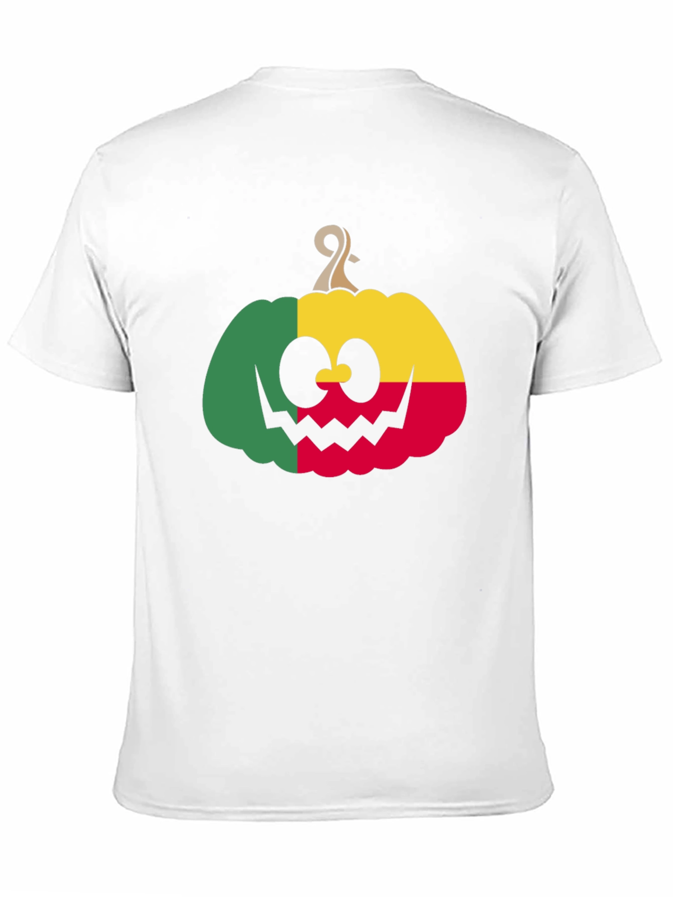 Benin Flag Pumpkin Halloween T-Shirt