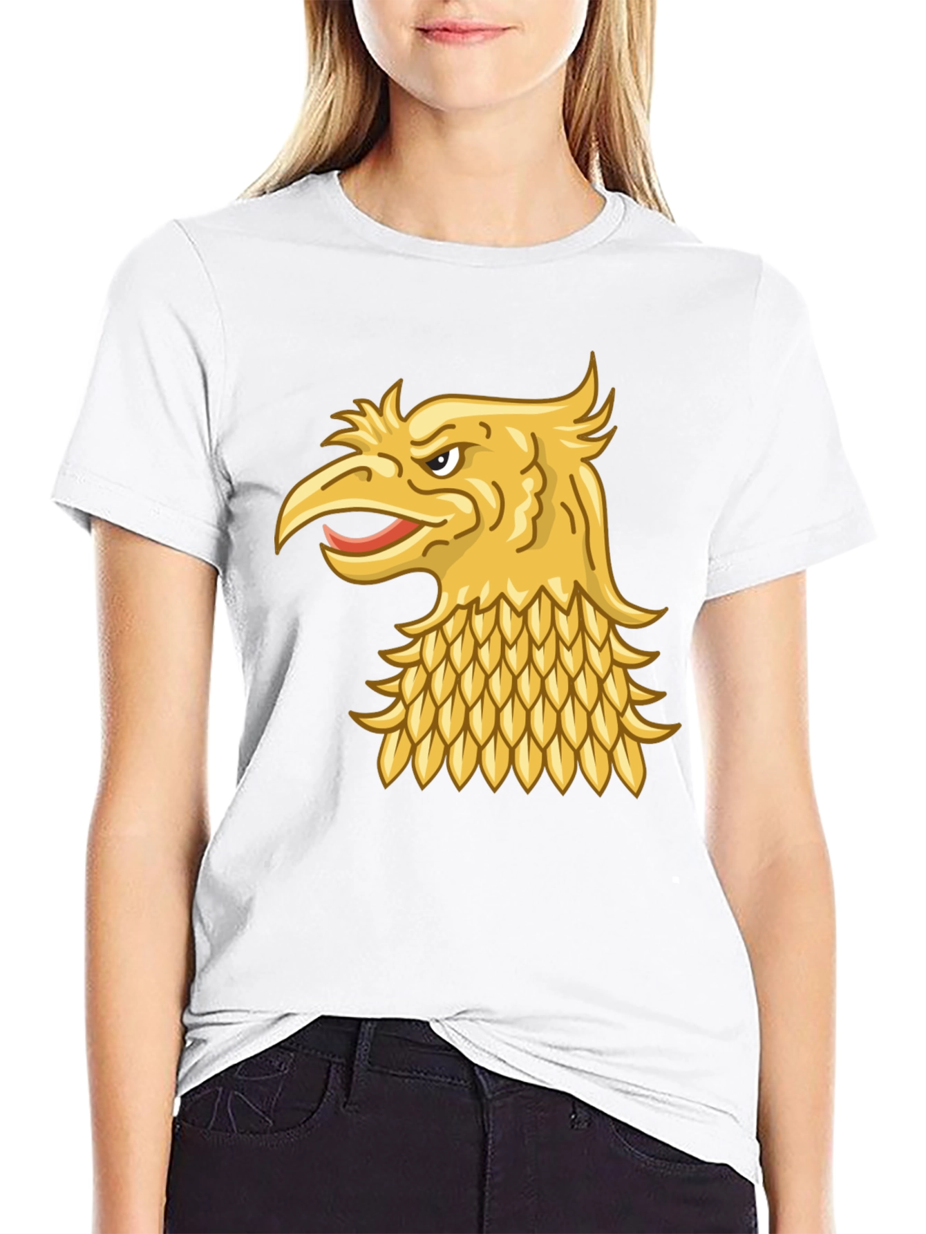 Golden Griffin Head T-Shirt