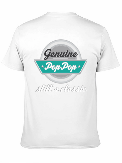 Genuine Pop Pop T-Shirt - Classic Grandpa Style