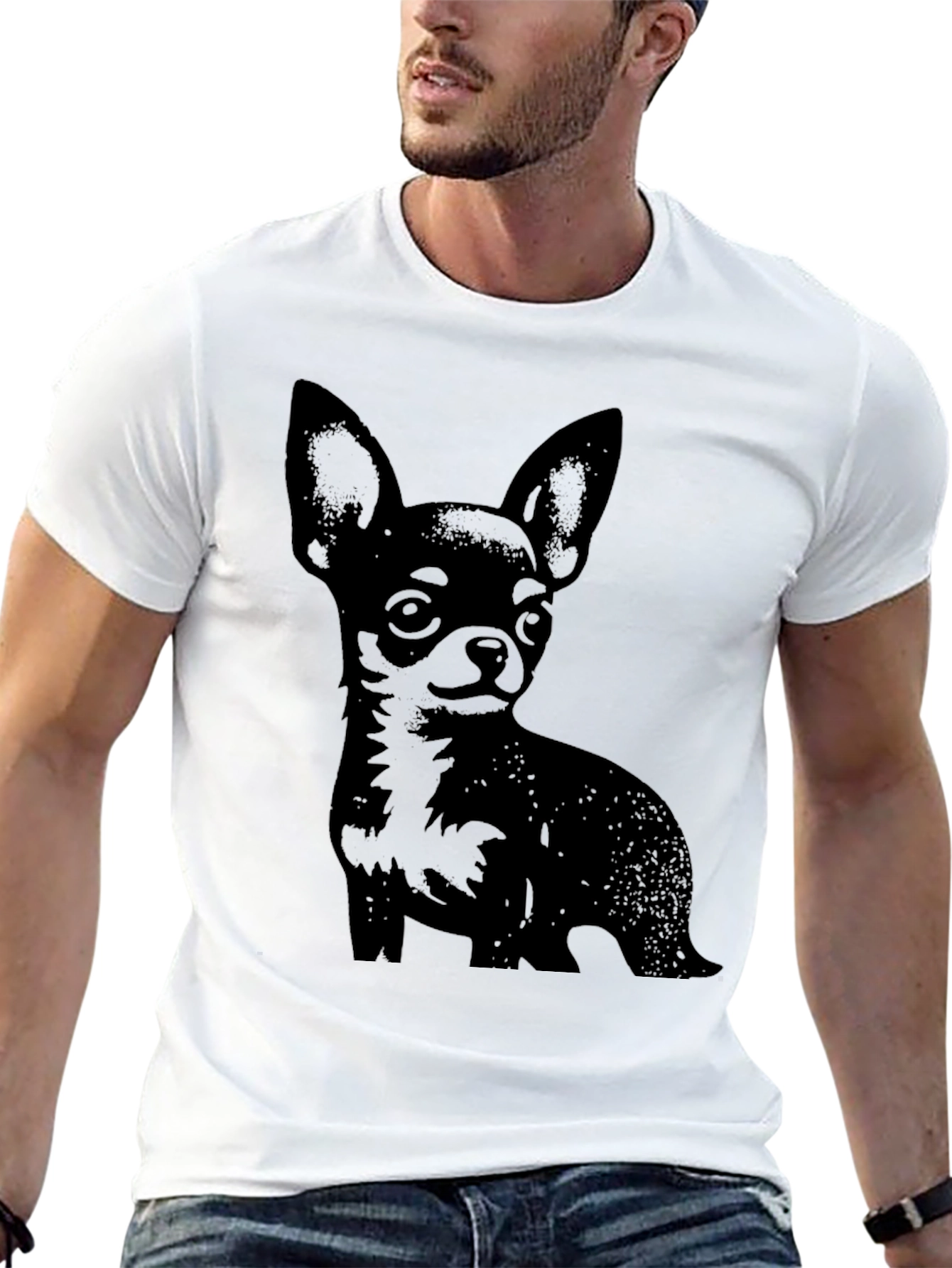 Black Chihuahua Graphic Tee