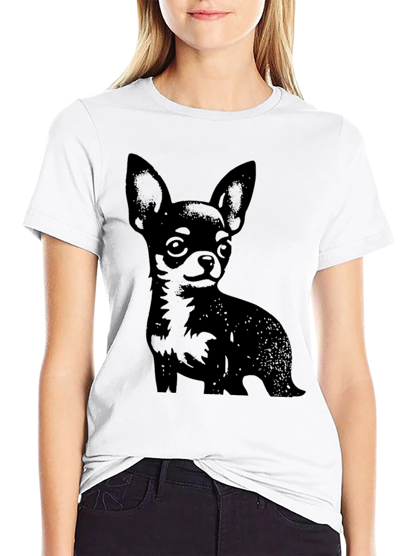 Black Chihuahua Graphic Tee