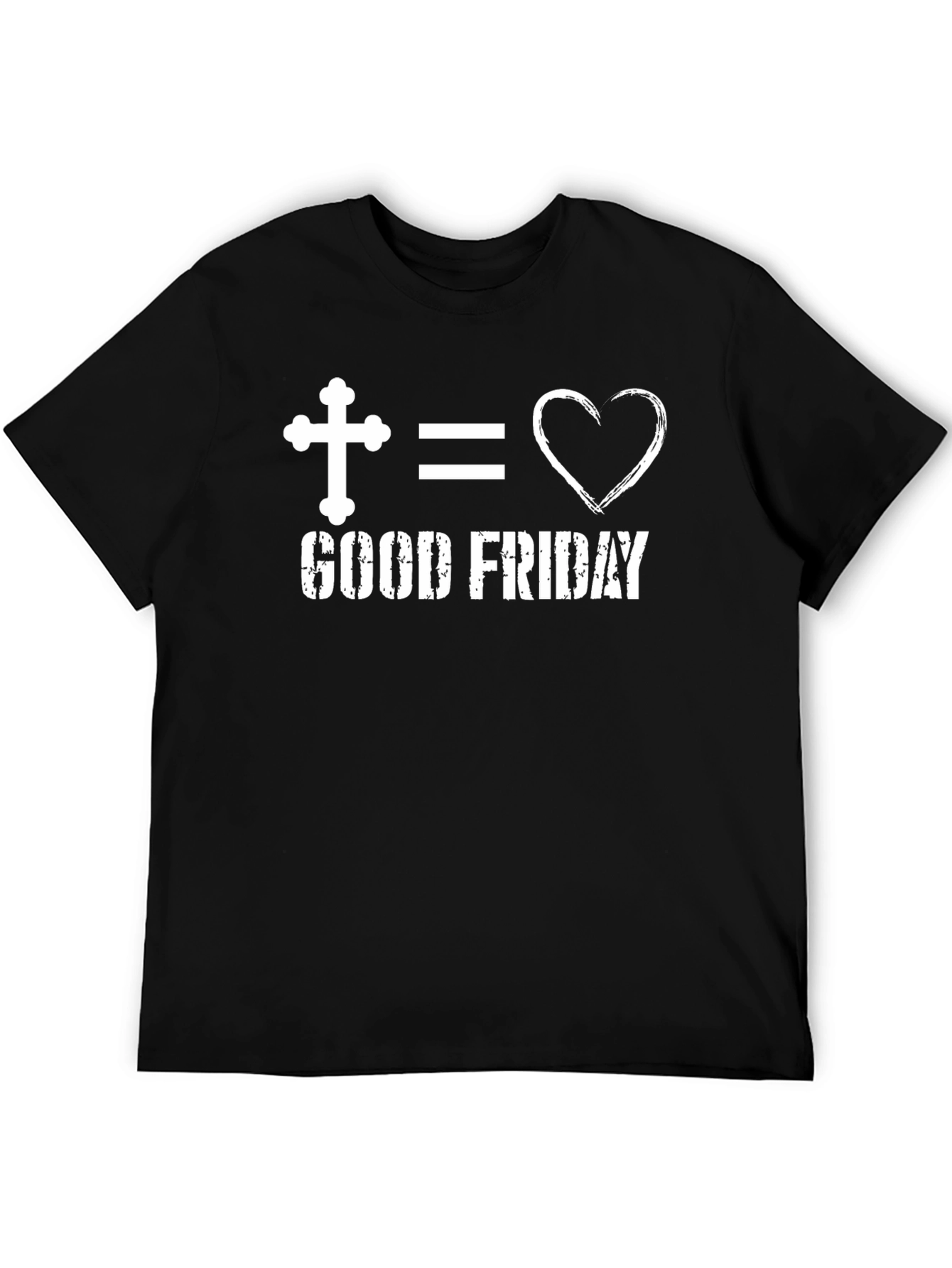 Good Friday Christian T-Shirt - Cross Equals Love