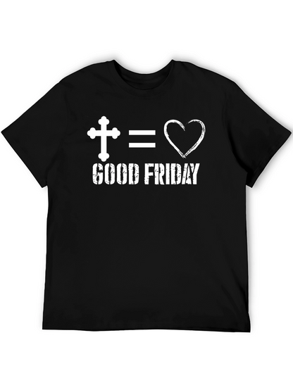 Good Friday Christian T-Shirt - Cross Equals Love
