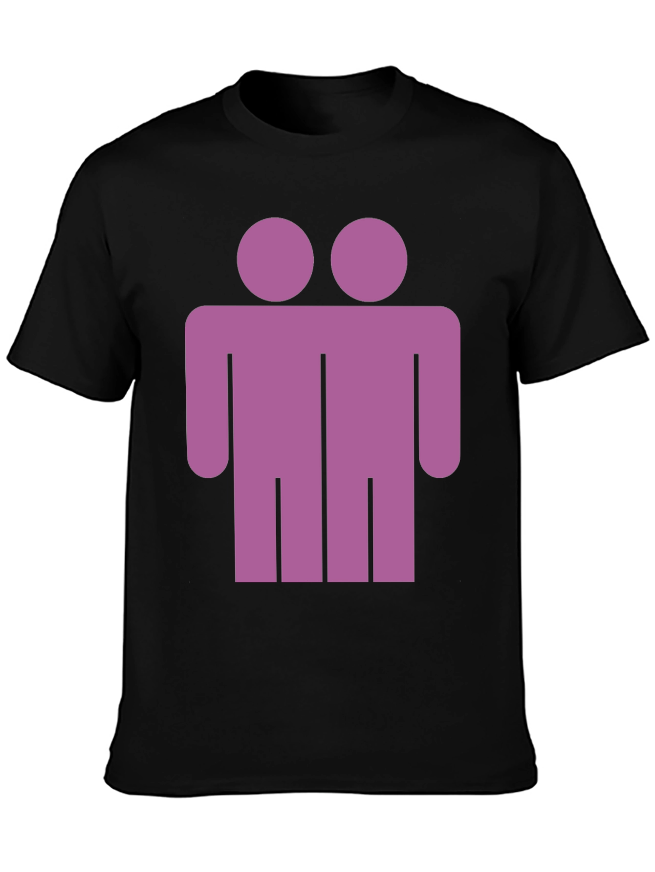 Two Headed Man Graphic Tee - Unique Novelty T-Shirt