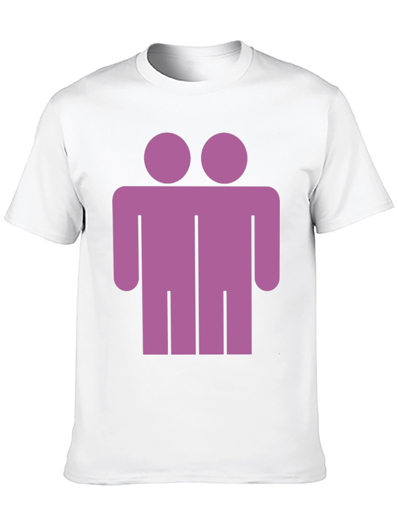 Two Headed Man Graphic Tee - Unique Novelty T-Shirt