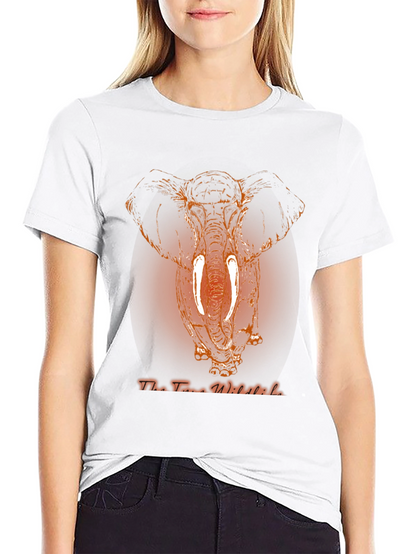 Elephant Graphic Print Mens T-Shirt