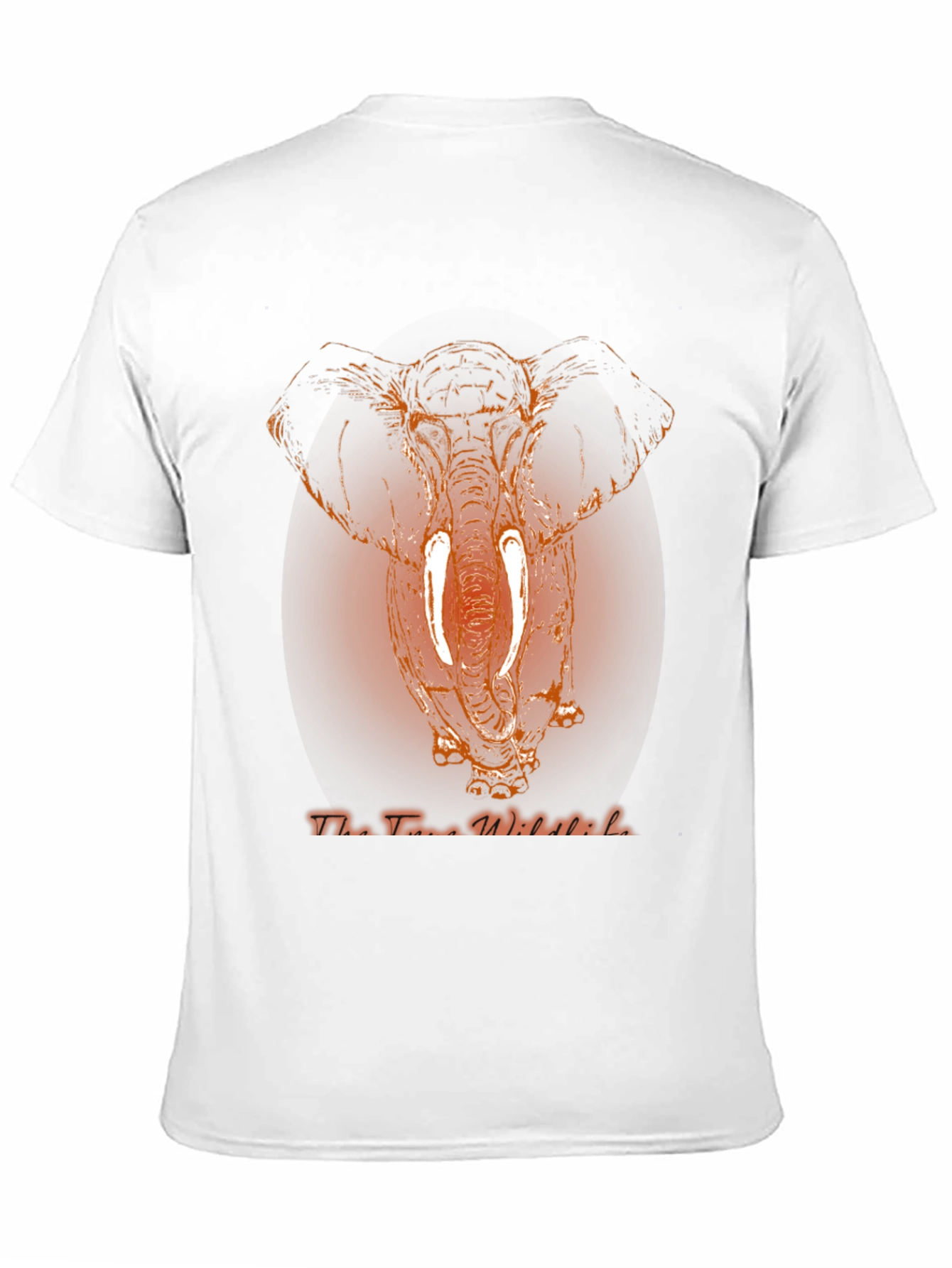 Elephant Graphic Print Mens T-Shirt