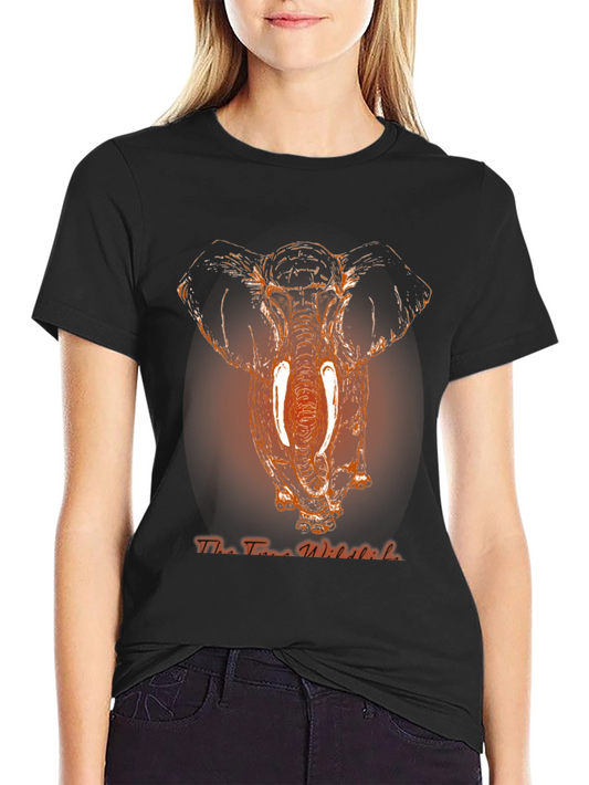 Elephant Graphic Print Mens T-Shirt