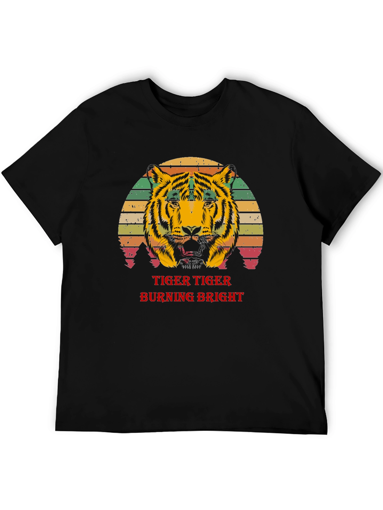 Tiger Burning Bright Graphic T-Shirt