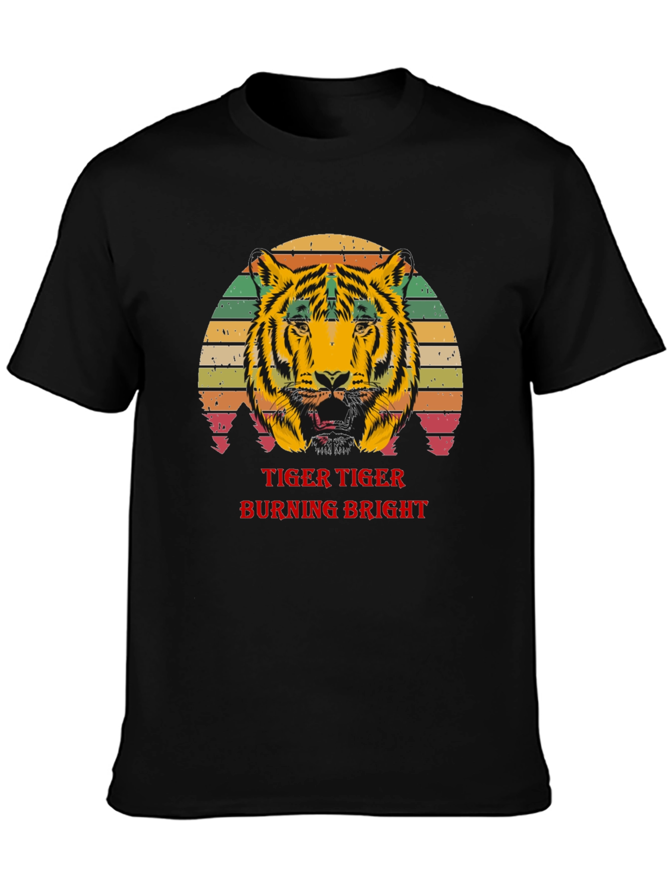 Tiger Burning Bright Graphic T-Shirt