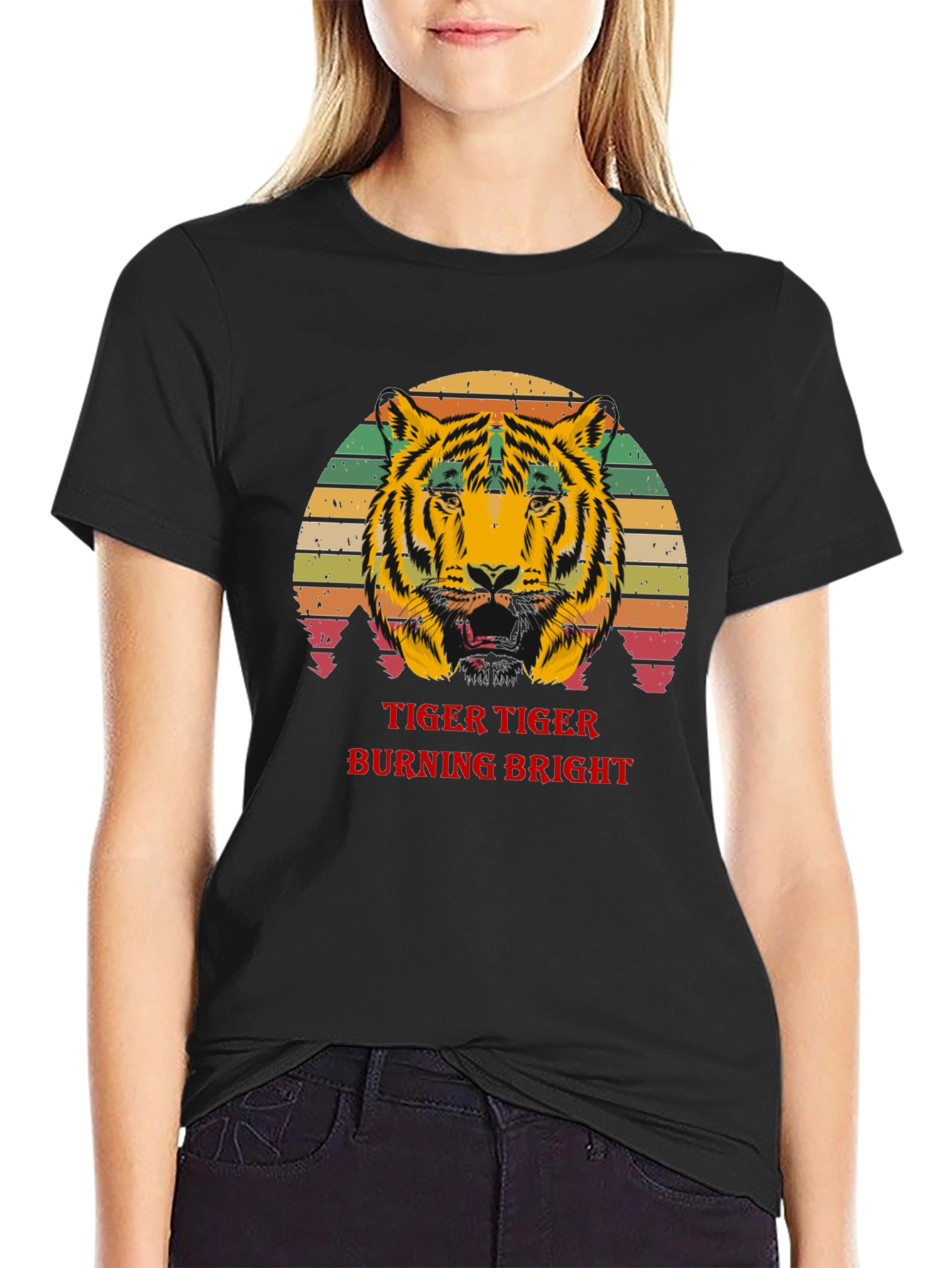 Tiger Burning Bright Graphic T-Shirt