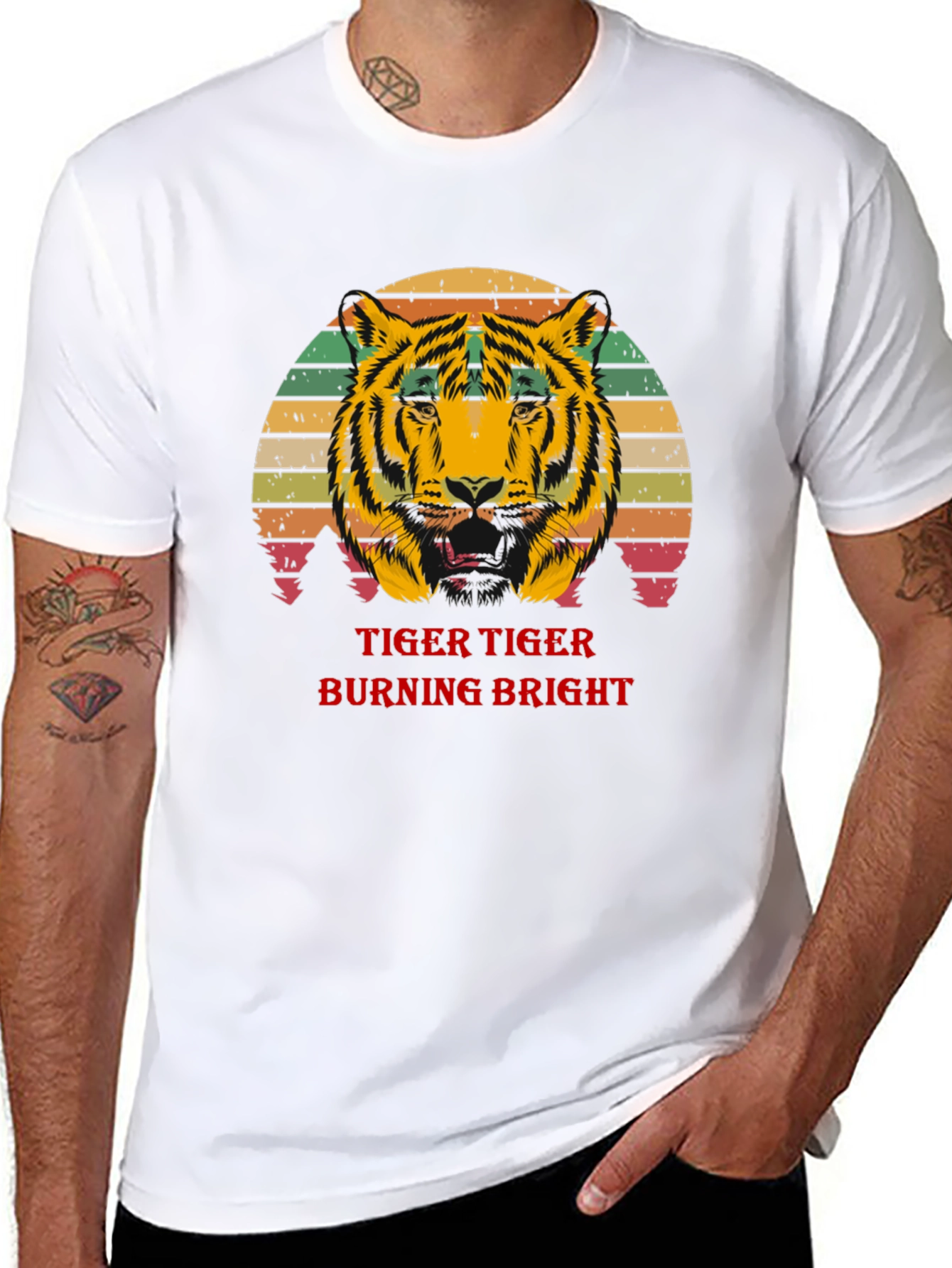 Tiger Burning Bright Graphic T-Shirt