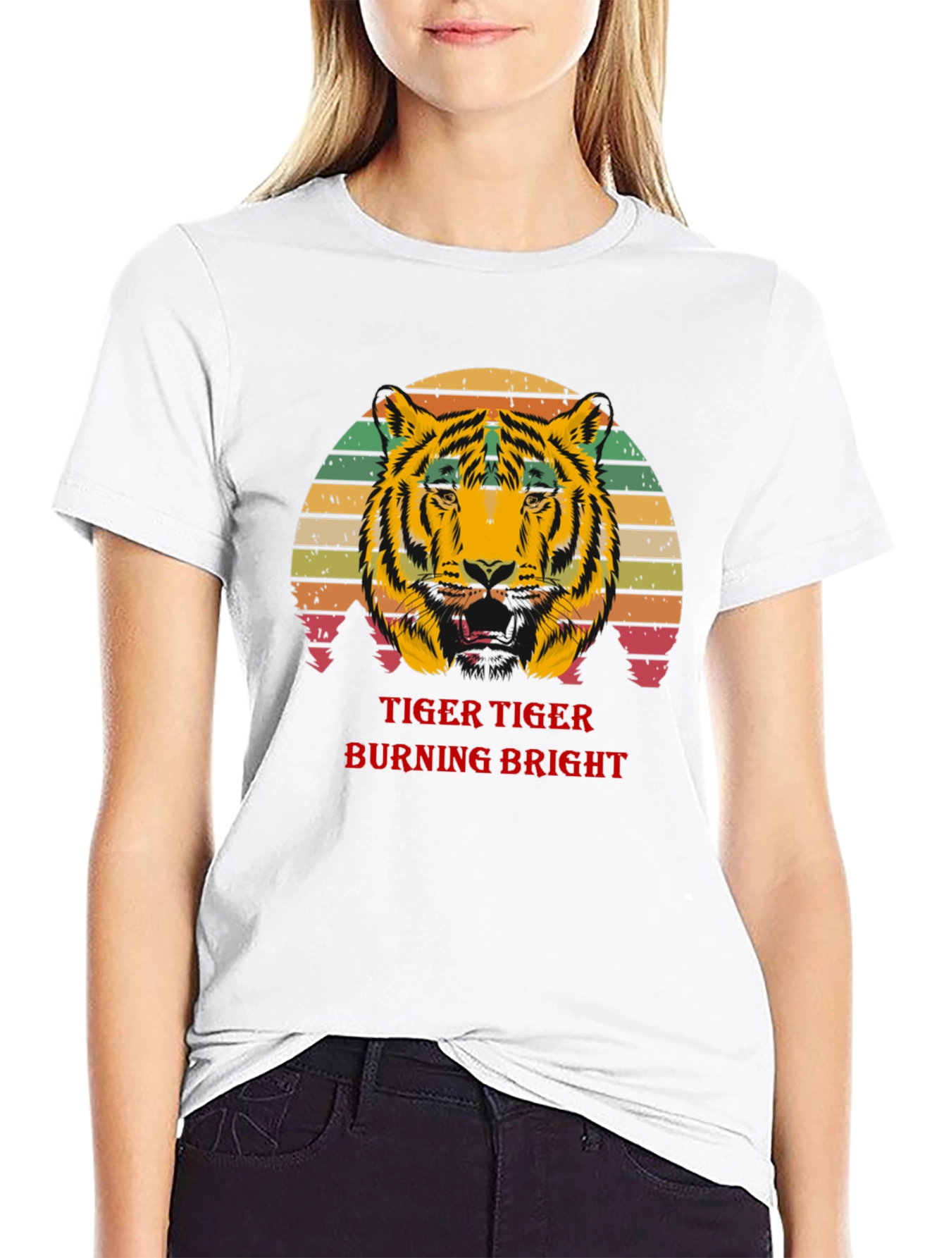 Tiger Burning Bright Graphic T-Shirt