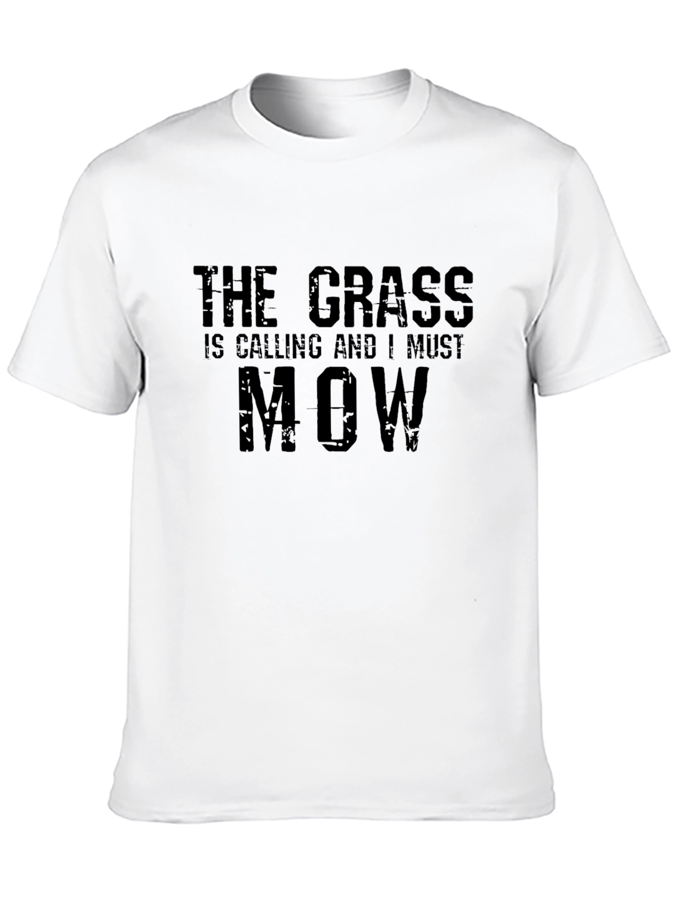 The Grass is Calling T-Shirt - Black Cotton Blend