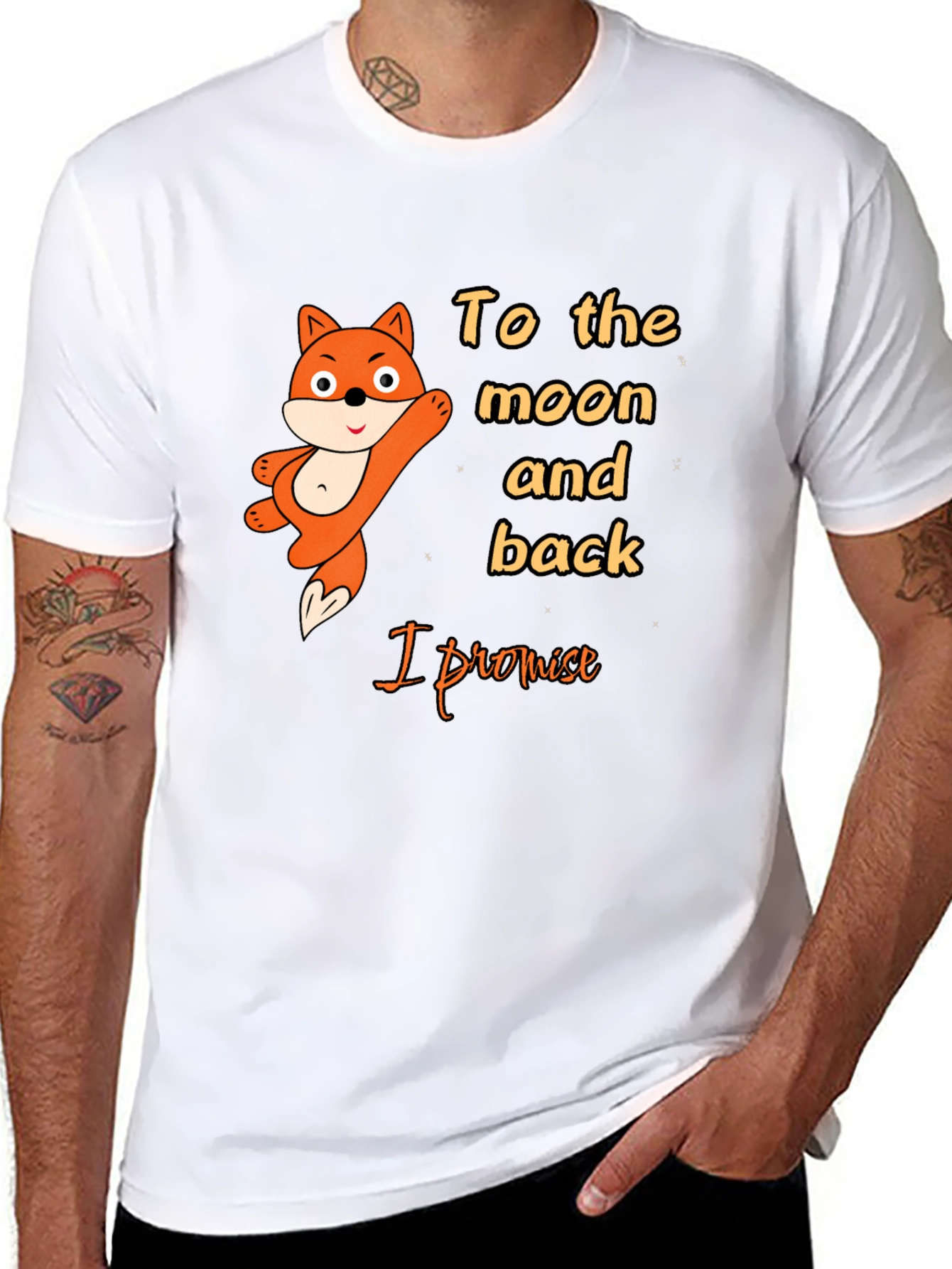 To the Moon and Back Graphic T-Shirt