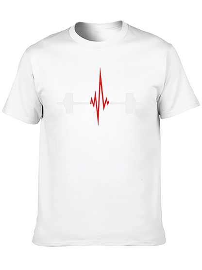 Gym Heartbeat T-Shirt - Fitness Motivation