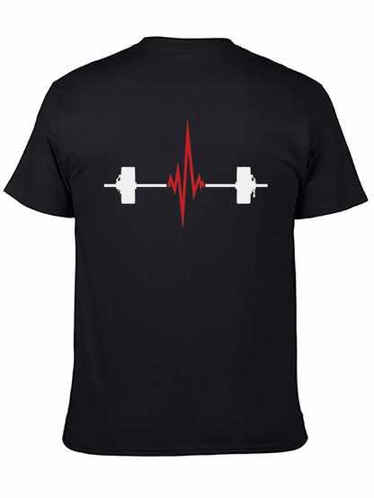 Gym Heartbeat T-Shirt - Fitness Motivation