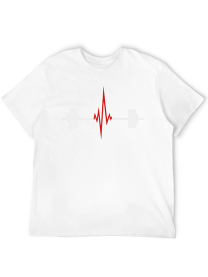 Gym Heartbeat T-Shirt - Fitness Motivation