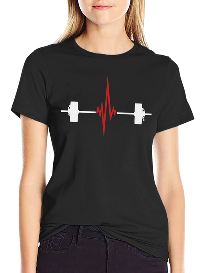 Gym Heartbeat T-Shirt - Fitness Motivation