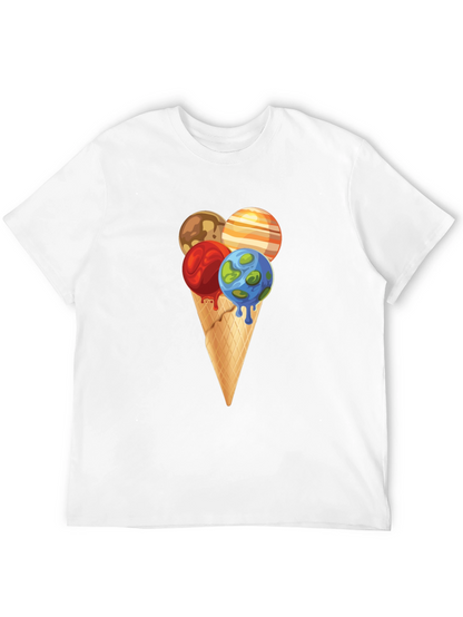 Planetary Ice Cream Cone Graphic Tee