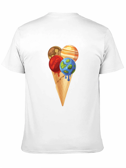 Planetary Ice Cream Cone Graphic Tee