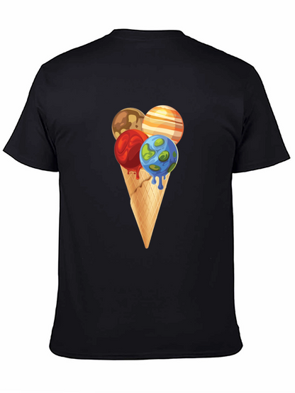 Planetary Ice Cream Cone Graphic Tee