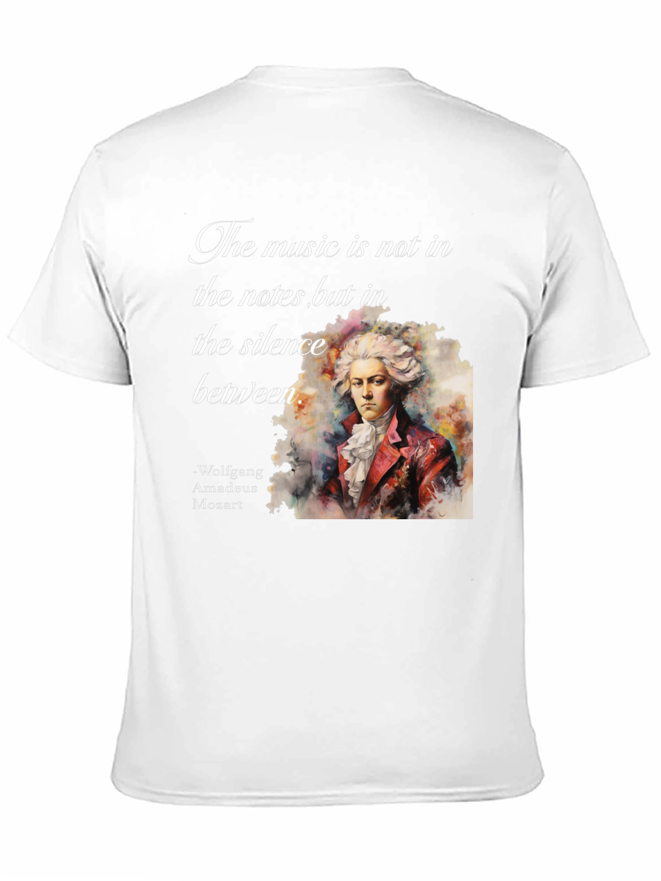 Mozart T-Shirt: Music in Silence Tee