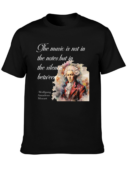 Mozart T-Shirt: Music in Silence Tee