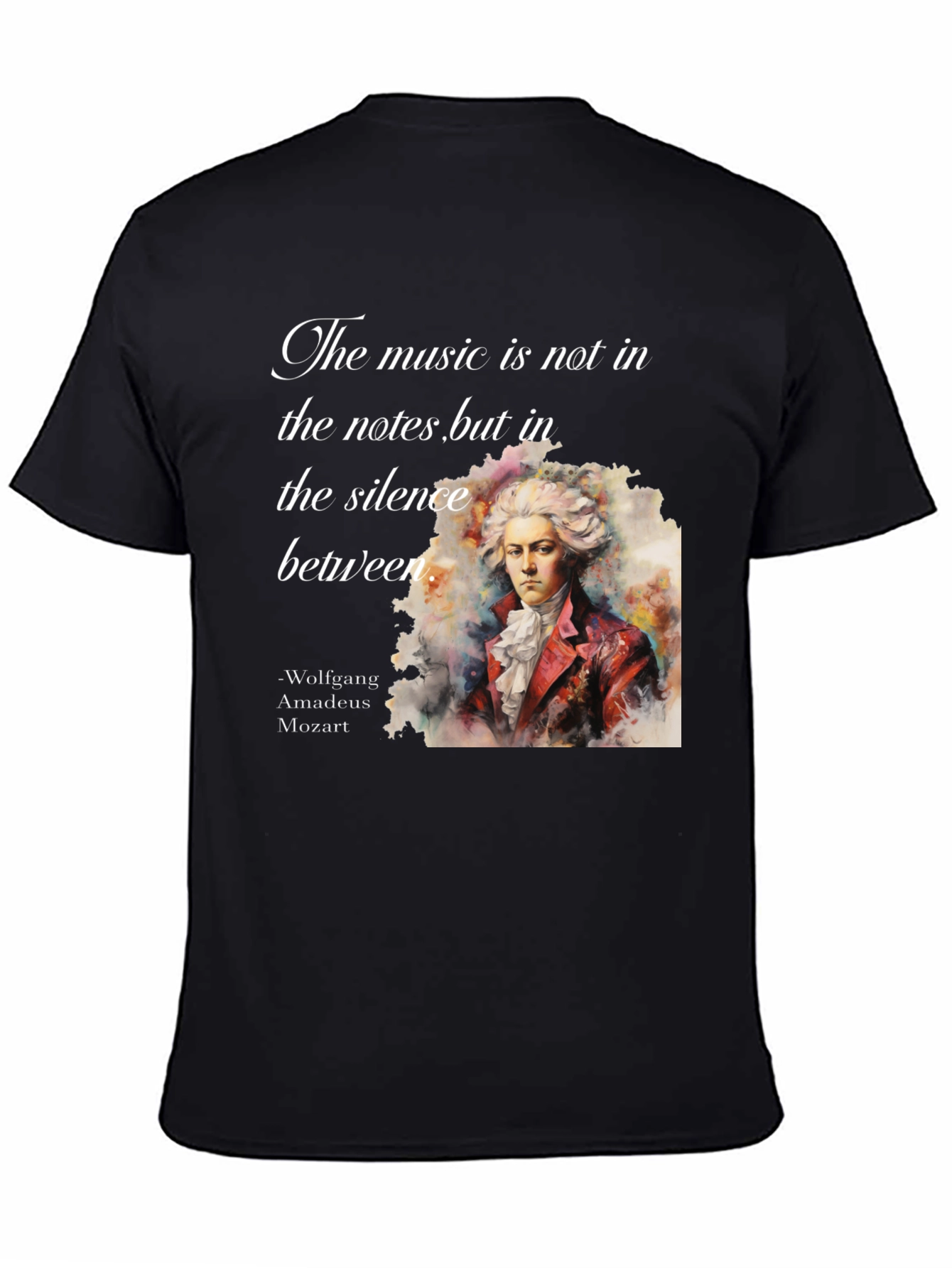 Mozart T-Shirt: Music in Silence Tee
