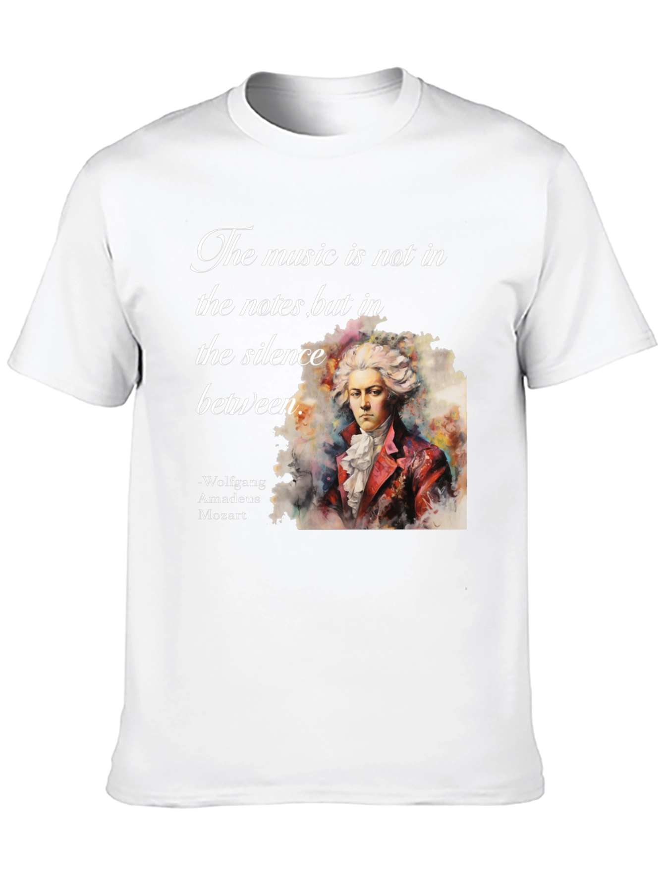 Mozart T-Shirt: Music in Silence Tee