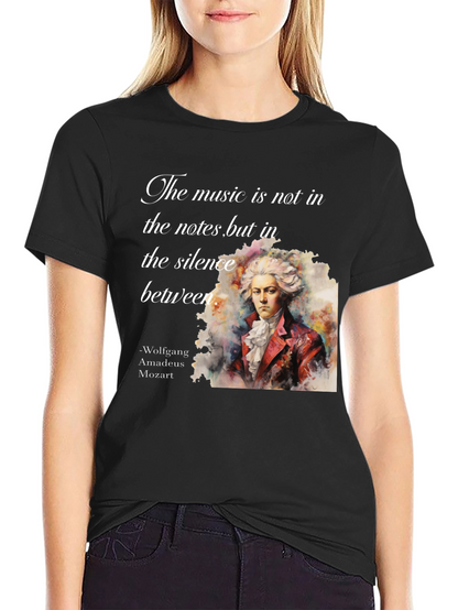Mozart T-Shirt: Music in Silence Tee