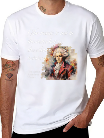 Mozart T-Shirt: Music in Silence Tee