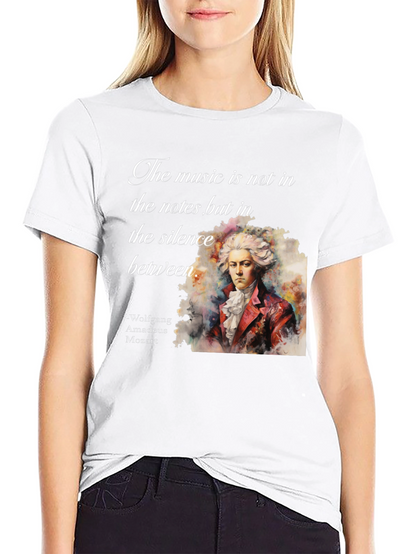 Mozart T-Shirt: Music in Silence Tee
