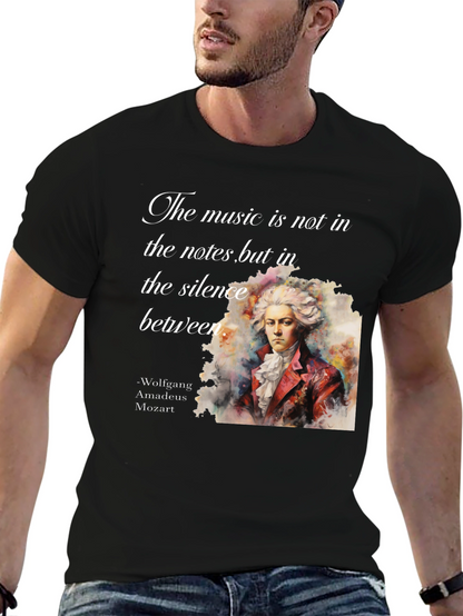 Mozart T-Shirt: Music in Silence Tee