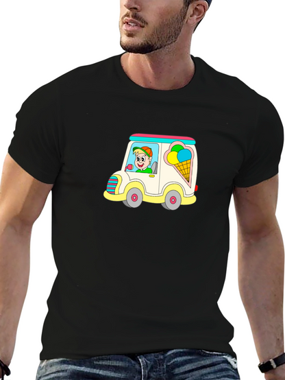 Ice Cream Truck Graphic T-Shirt