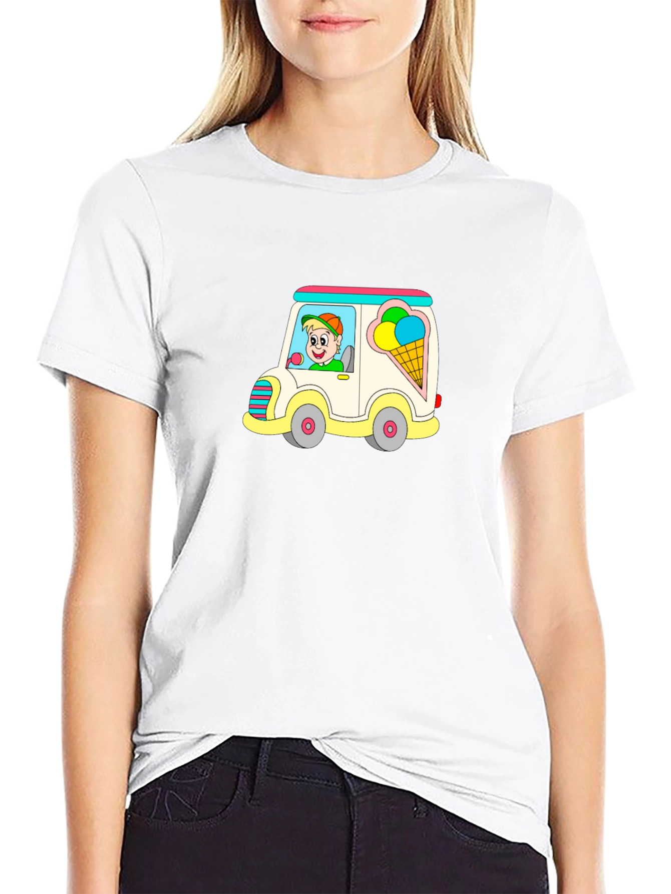 Ice Cream Truck Graphic T-Shirt