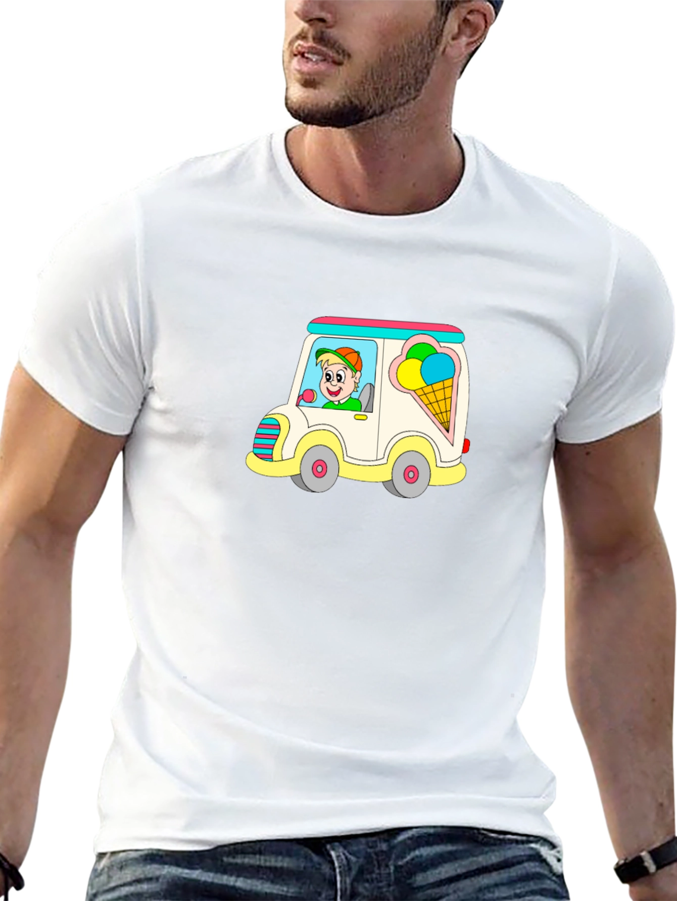 Ice Cream Truck Graphic T-Shirt