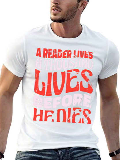 A Reader Lives T-Shirt - Book Lover Tee