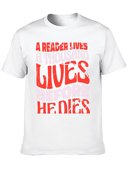 A Reader Lives T-Shirt - Book Lover Tee