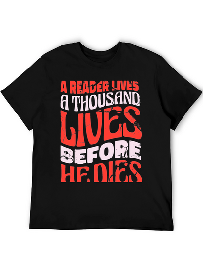 A Reader Lives T-Shirt - Book Lover Tee